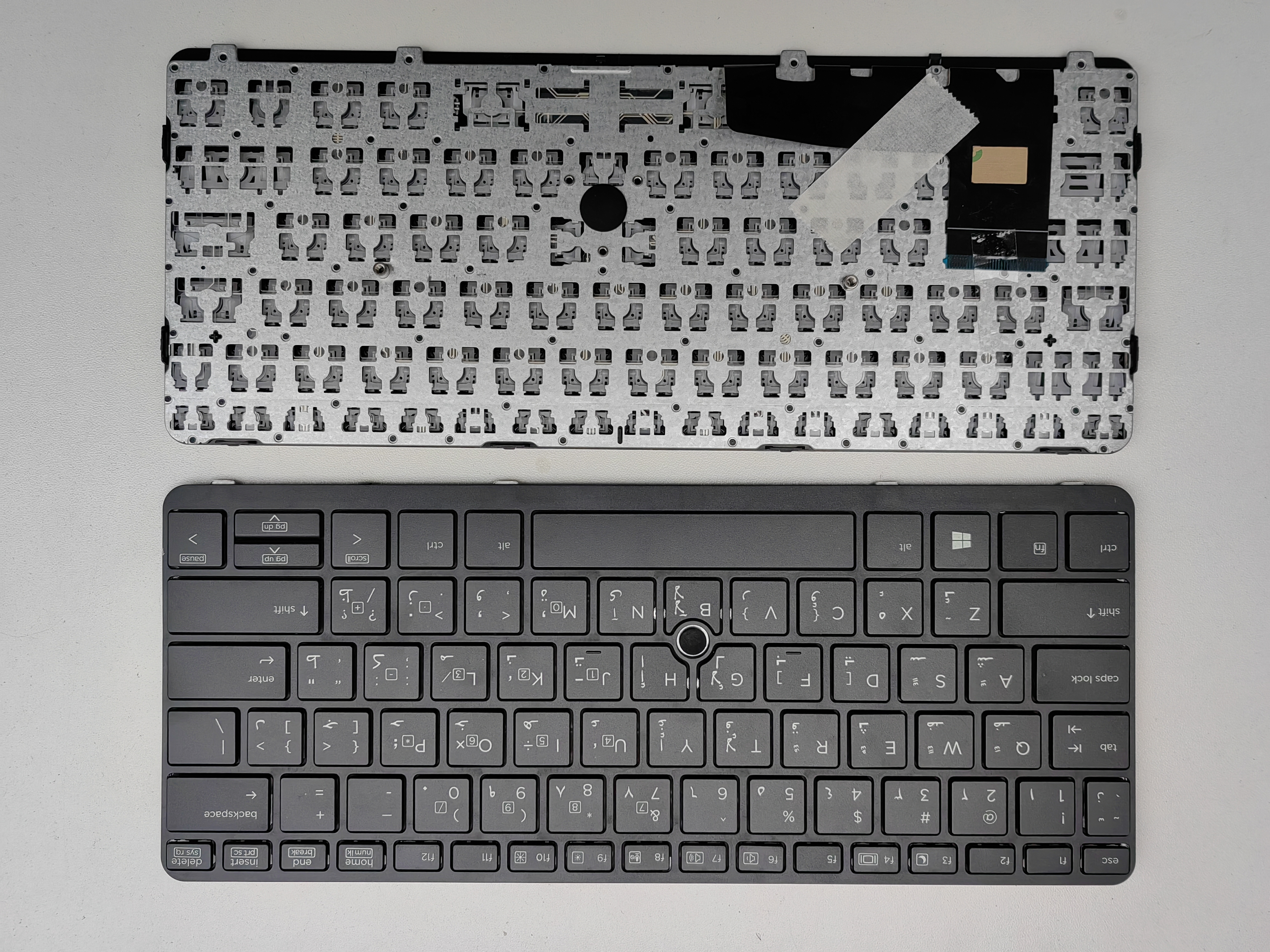 Picture of New Replacement Laptop Keyboard For HP 820G1/820G2/725G1/725G2 BLACK FRAME BLACK (OEM) AR Layout